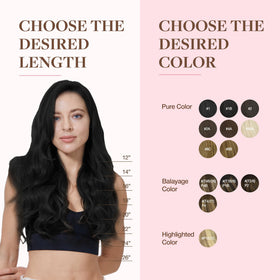 GOO GOO Clip in Hair Extensions showing texture