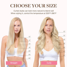 GOO GOO Clip in Hair Extensions showing texture and quality