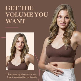 GOO GOO Clip in Hair Extensions styled in curls