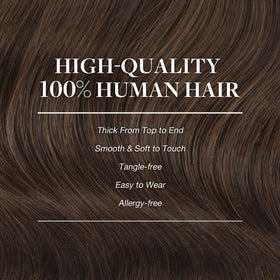 GOO GOO Clip in Hair Extensions styled in hair