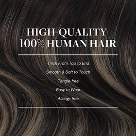 GOO GOO Clip in Hair Extensions styled in hair