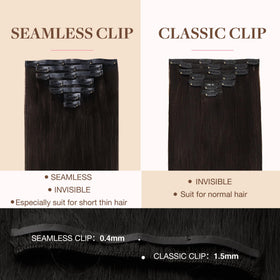 GOO GOO Clip in Hair Extensions styled in hair