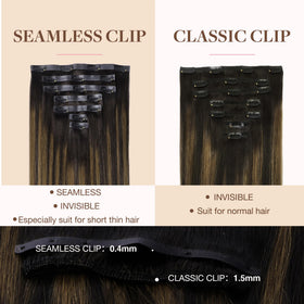 GOO GOO Clip in Hair Extensions styled in hair