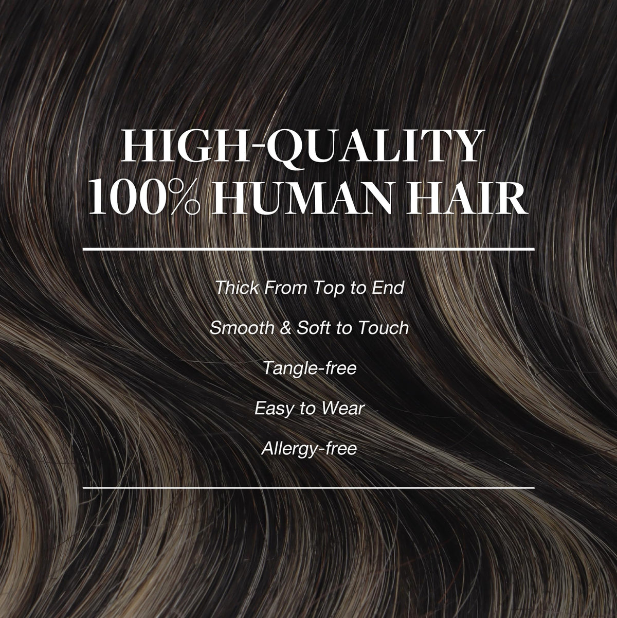 GOO GOO Clip in Hair Extensions styled on a mannequin