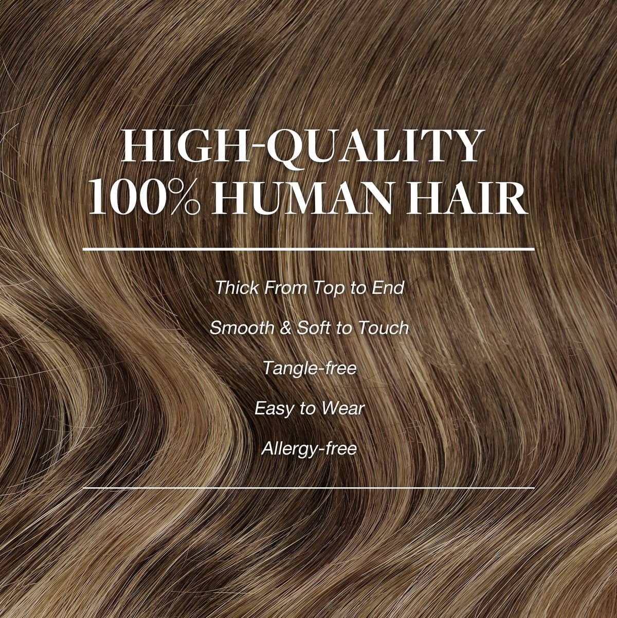 GOO GOO Clip in Hair Extensions styled on a mannequin
