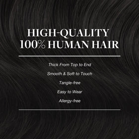GOO GOO Clip in Hair Extensions styled on mannequin
