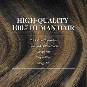 GOO GOO Clip in Hair Extensions styled wavy