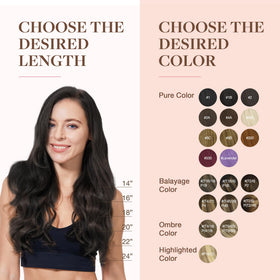 GOO GOO Clip in Hair Extensions styled with curls