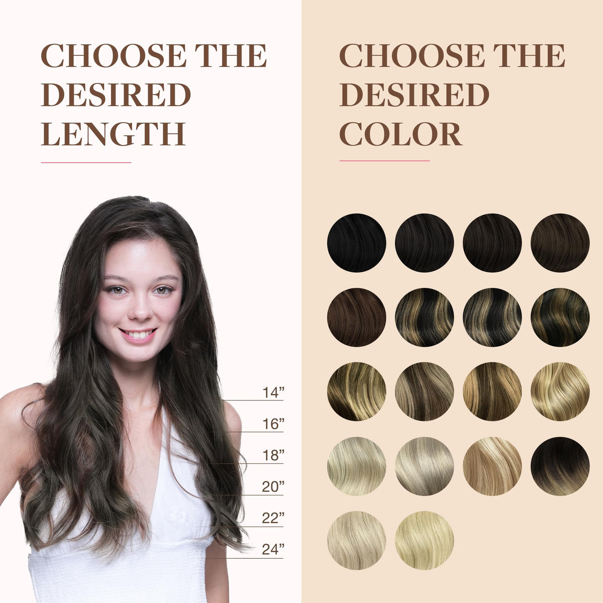 GOO GOO Clip in Hair Extensions texture and quality