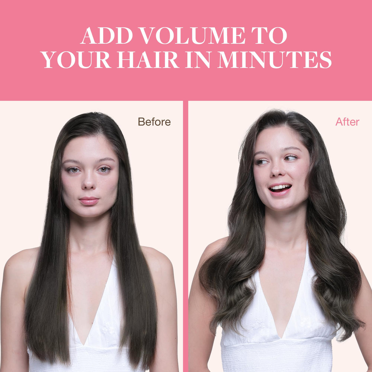 GOO GOO Clip in Hair Extensions texture demonstration