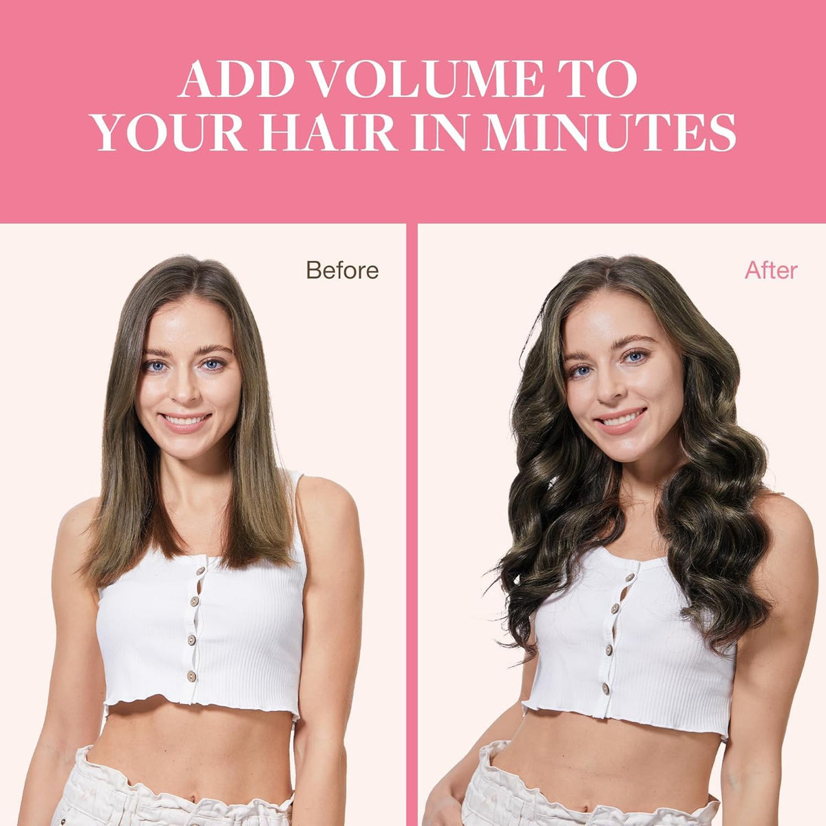 GOO GOO Clip in Hair Extensions texture detail