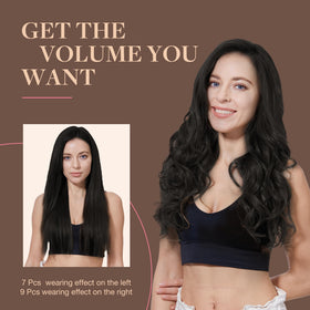GOO GOO Clip in Hair Extensions various shades