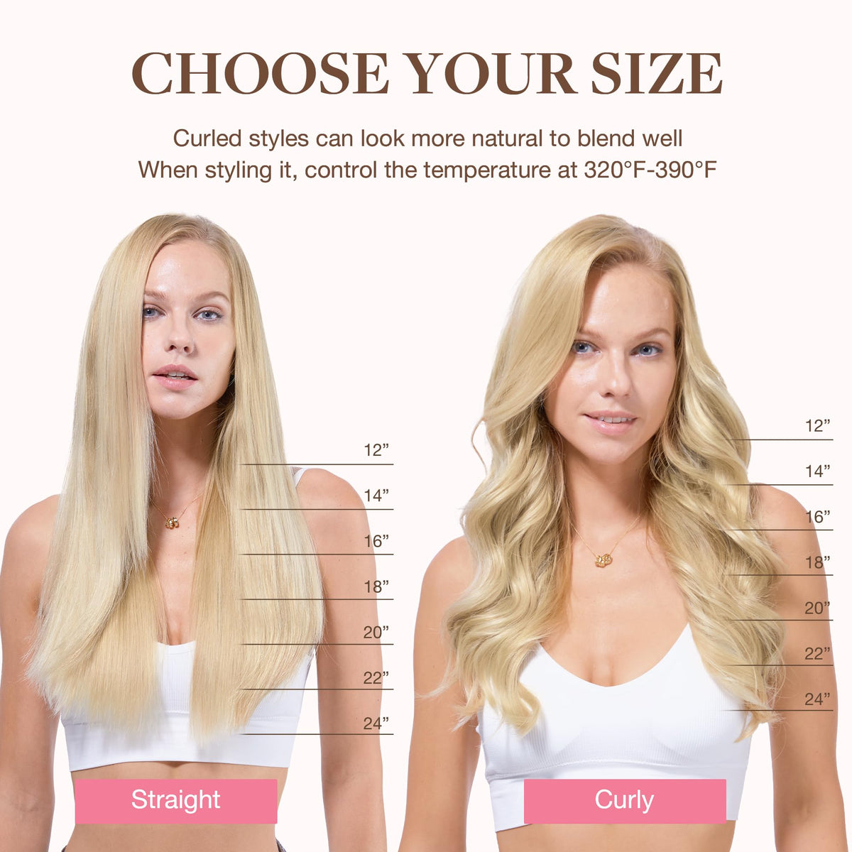 GOO GOO Clip in Hair Extensions with care instructions