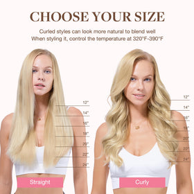 GOO GOO Clip in Hair Extensions with care instructions