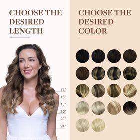 GOO GOO Clip in Hair Extensions with care instructions