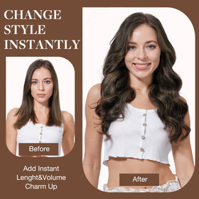 GOO GOO clip in hair extensions with care instructions