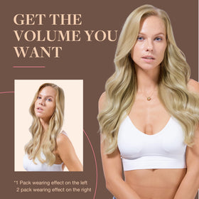 GOO GOO Clip in Hair Extensions with extra clips included