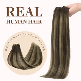 GOO GOO Clip in Hair Extensions with styling tools
