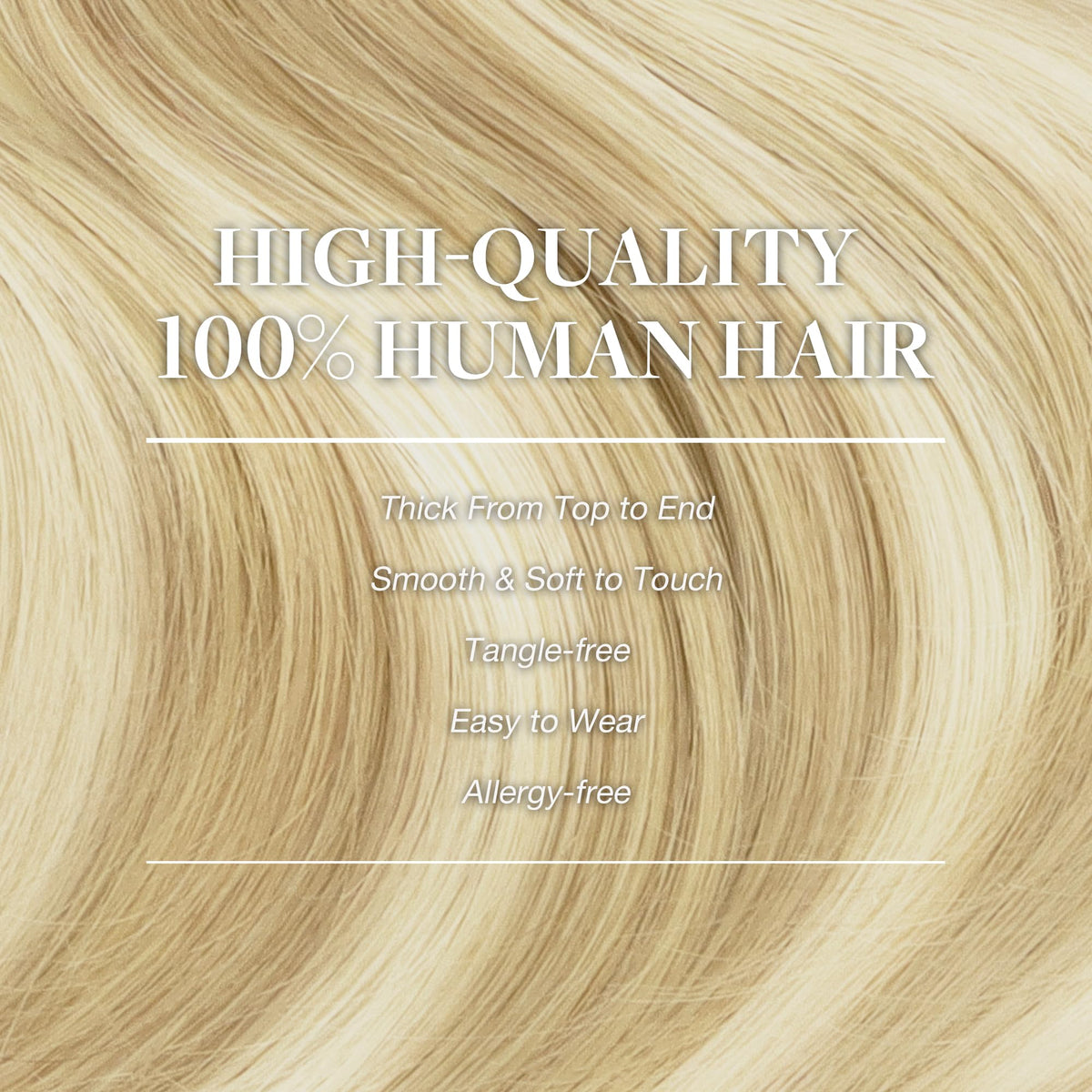 GOO GOO Clip in Hair Extensions worn by model