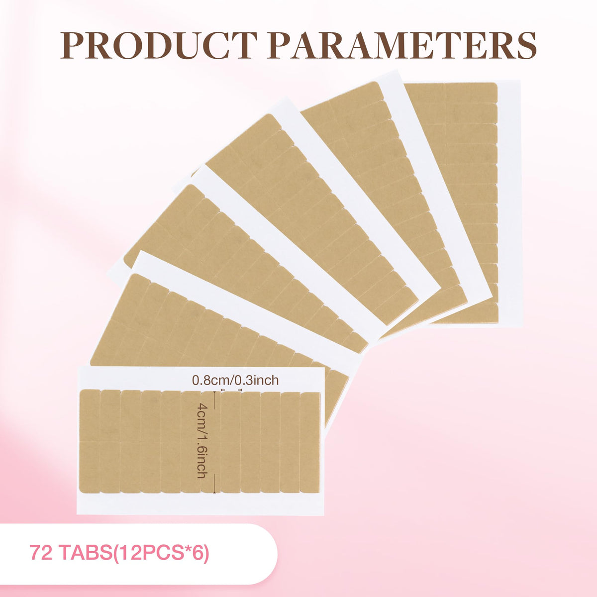 GOO GOO Double Sided Tape Tabs packaging
