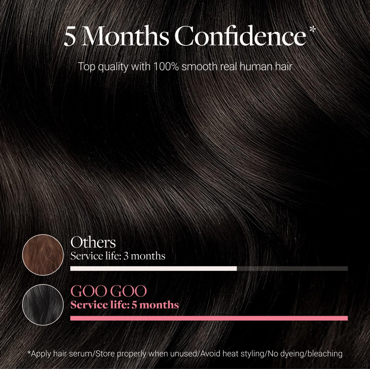 GOO GOO Genius Tape in Hair Extensions packaging