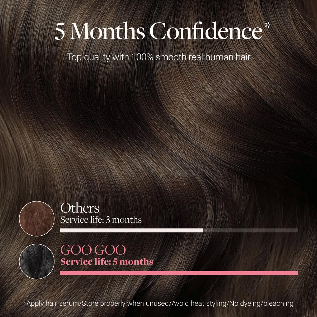 GOO GOO Genius Tape in Hair Extensions packaging