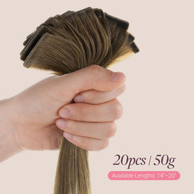 GOO GOO Genius Tape in Hair Extensions showing natural blend