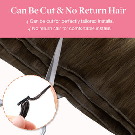 GOO GOO Genius Weft Hair Extensions back view