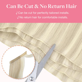 GOO GOO Genius Weft Hair Extensions care instructions