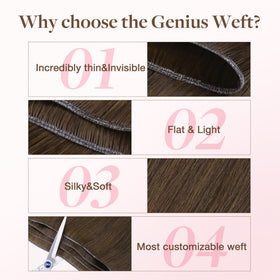 GOO GOO Genius Weft Hair Extensions lifestyle shot