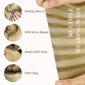 GOO GOO Genius Weft Hair Extensions lifestyle use
