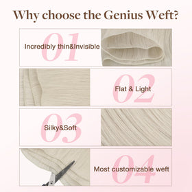 GOO GOO Genius Weft Hair Extensions showing texture