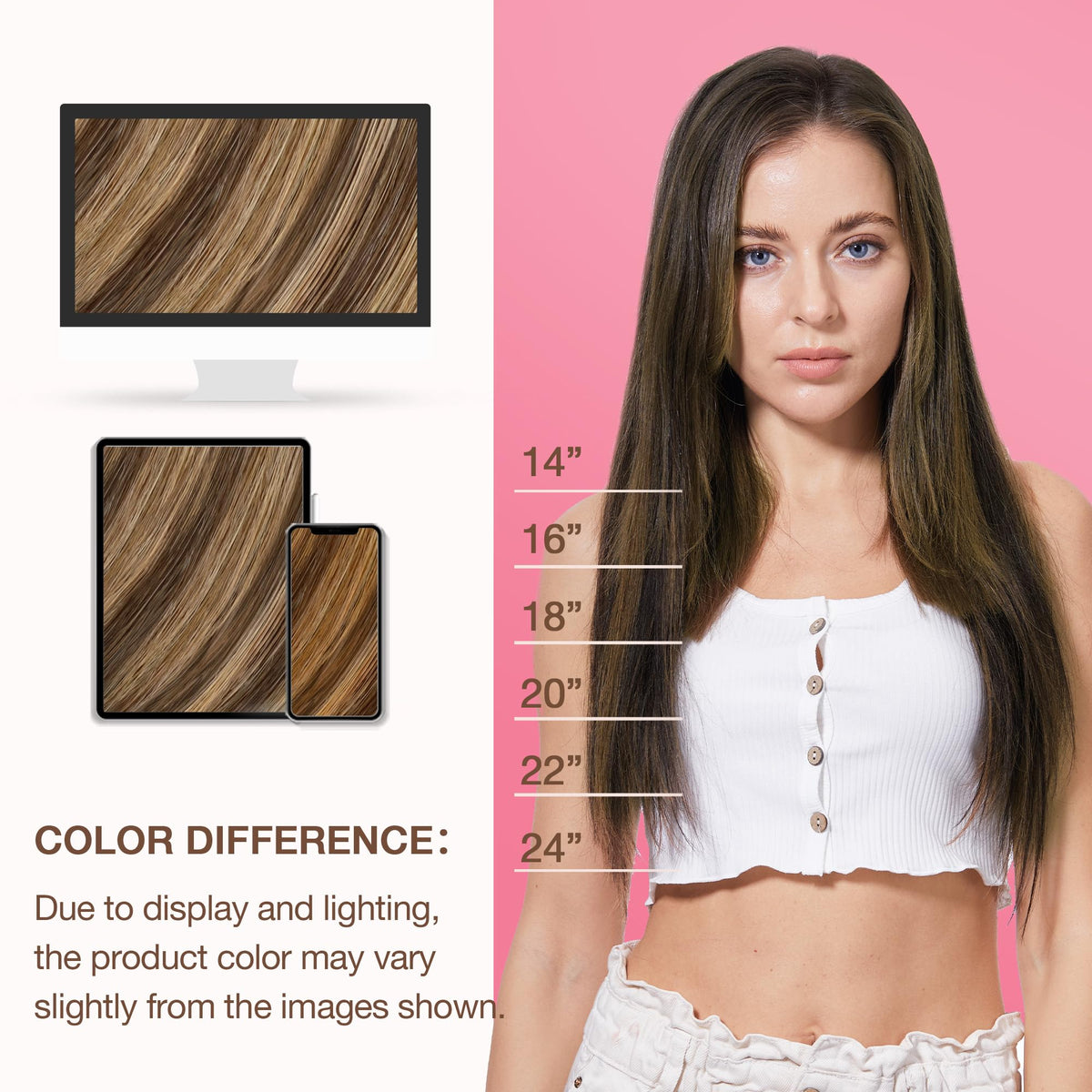 GOO GOO Genius Weft Hair Extensions side view