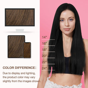 GOO GOO Genius Weft Hair Extensions with wide-tooth comb