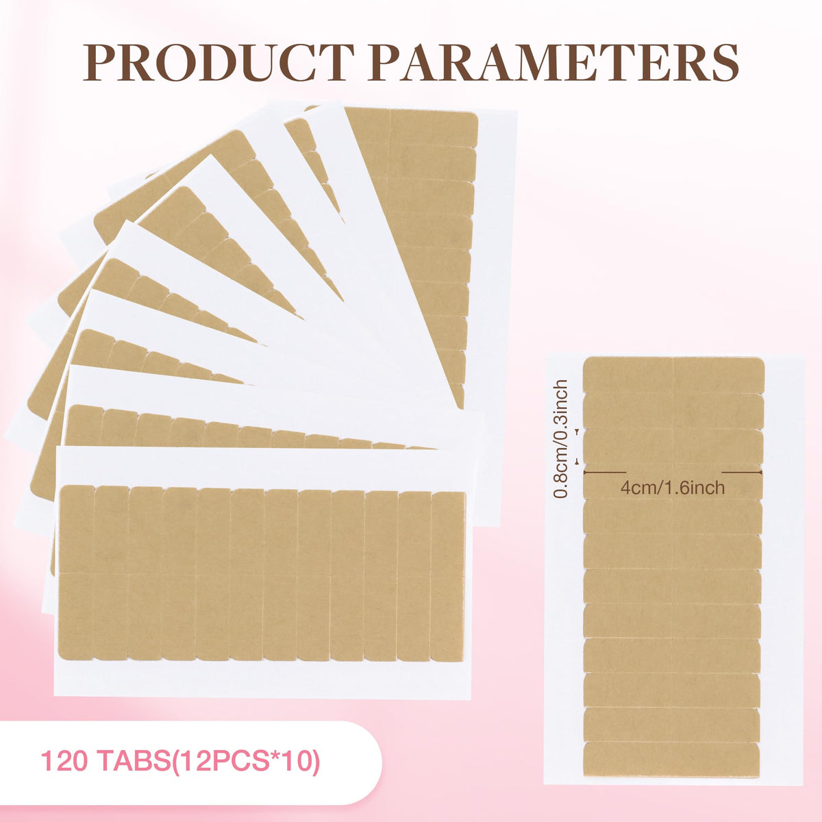 GOO GOO Hair Extension Tape Tabs packaging side view