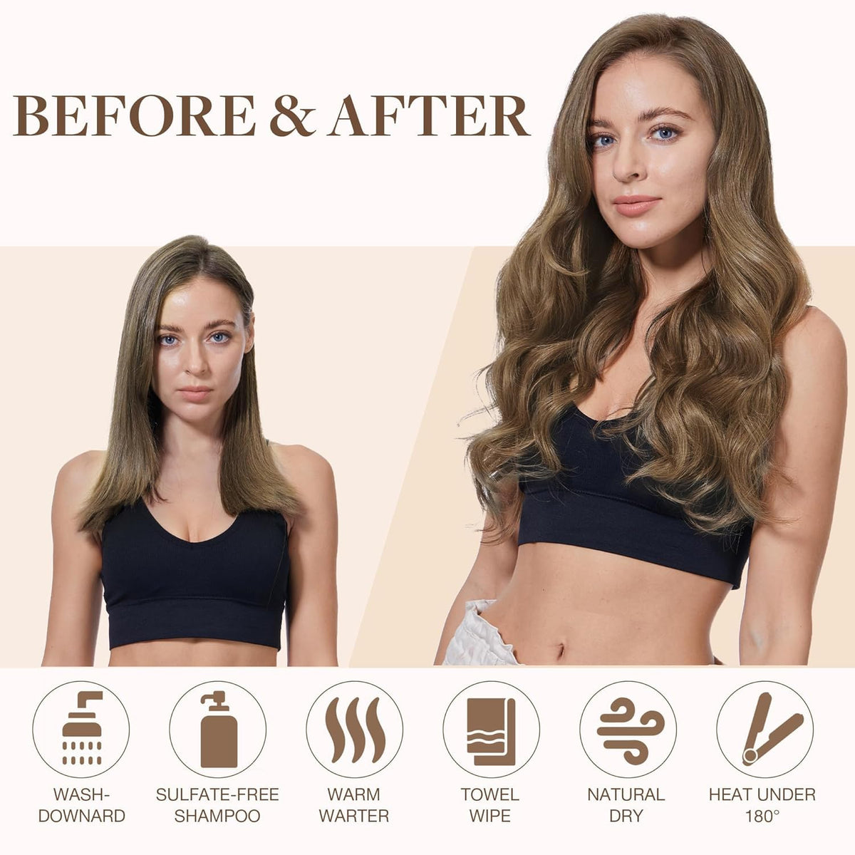 GOO GOO Hair Extensions in natural light