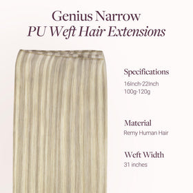 GOO GOO Hair Extensions showing installation method