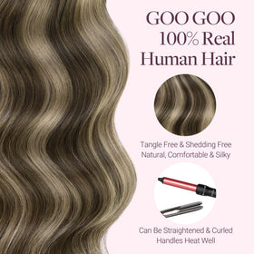 GOO GOO Micro Beaded Weft Hair Extensions packaging