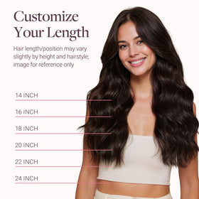 GOO GOO Micro Beaded Weft Hair Extensions showcasing flexibility in styling