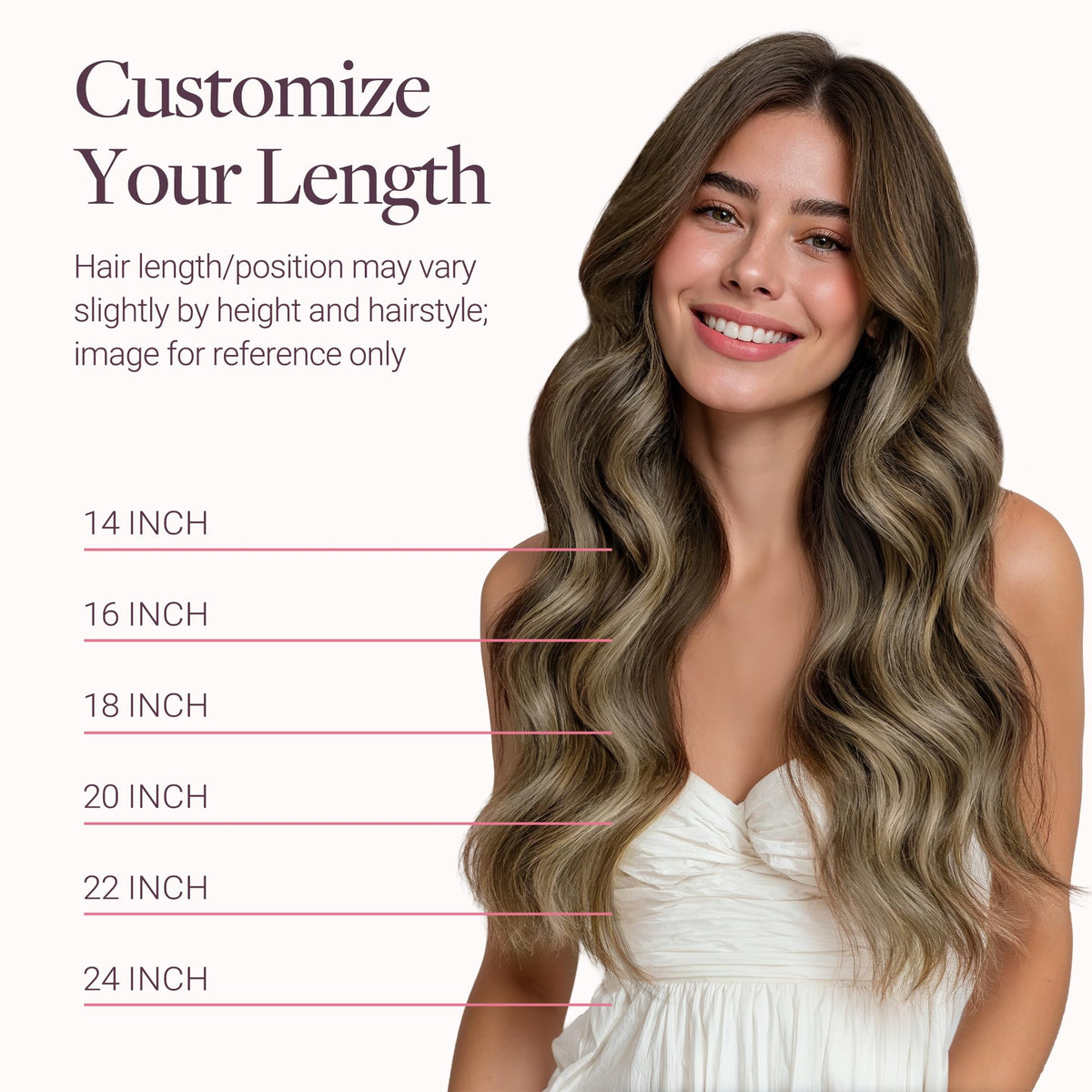 GOO GOO Micro Beaded Weft Hair Extensions side view