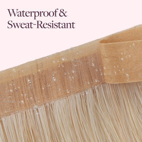 GOO GOO Replacement Tape for Hair Extensions on a table