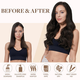 GOO GOO Sew In Hair Extensions 20In 100g usage instructions