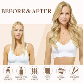 GOO GOO Sew In Hair Extensions cut to custom width