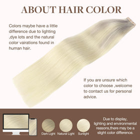 GOO GOO Tape in Hair Extensions 10 inch styling options