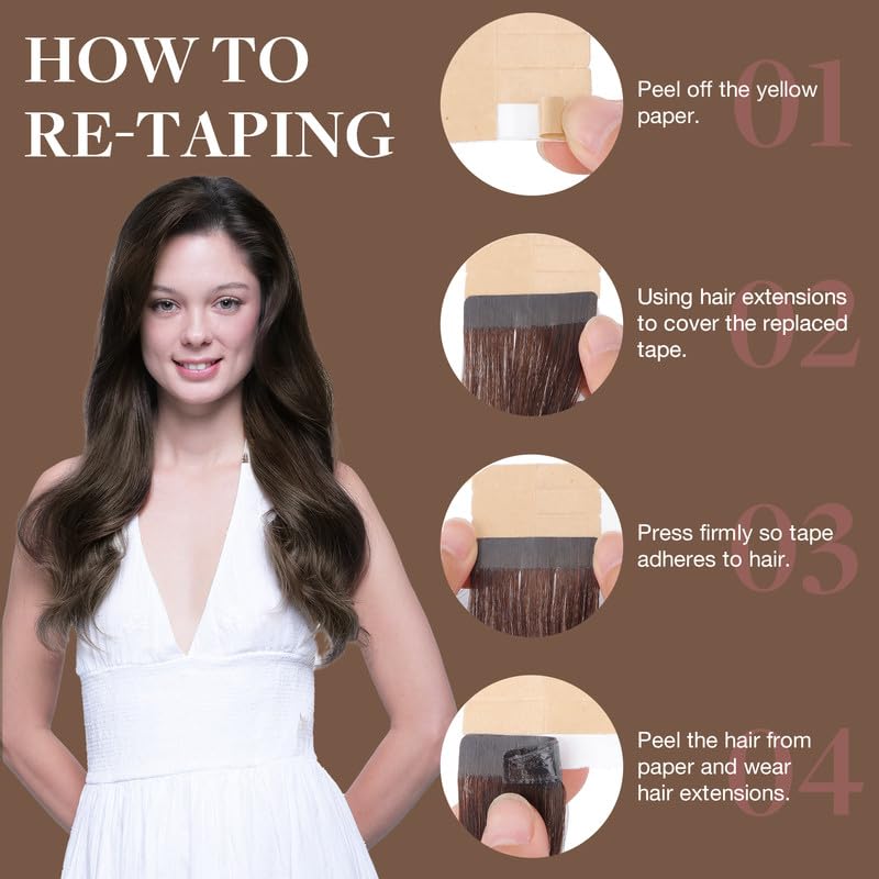GOO GOO Tape in Hair Extensions 10pcs set