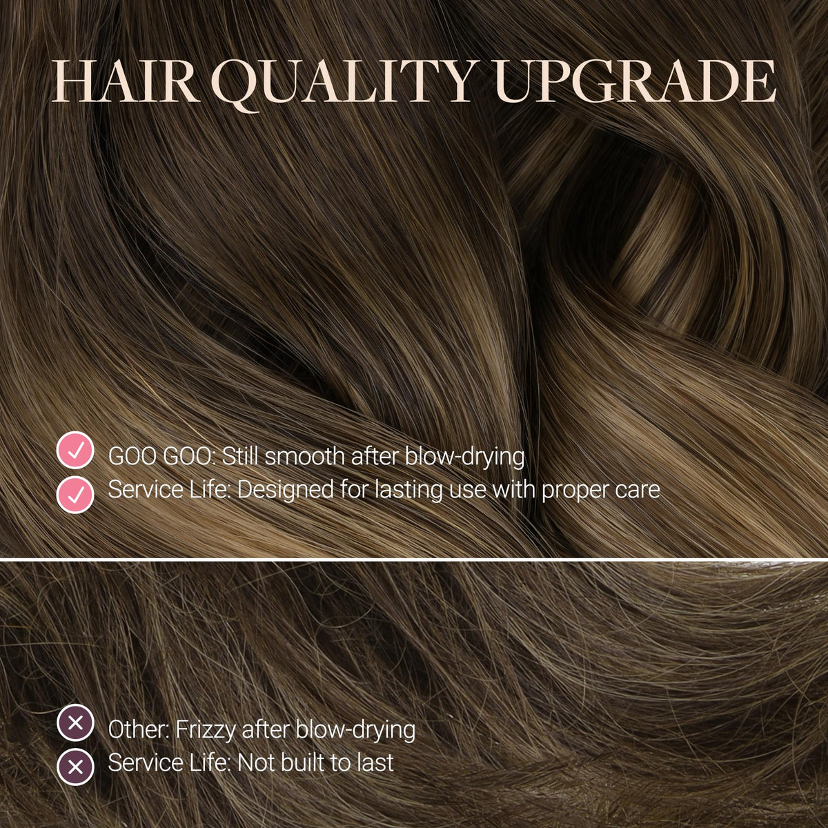 GOO GOO Tape in Hair Extensions 16 inch packaging