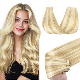 GOO GOO Tape in Hair Extensions 16inch 50g 20pcs front view