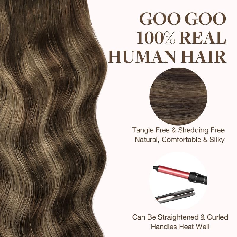 GOO GOO Tape in Hair Extensions 16inch Balayage 4/26/4 colour match service