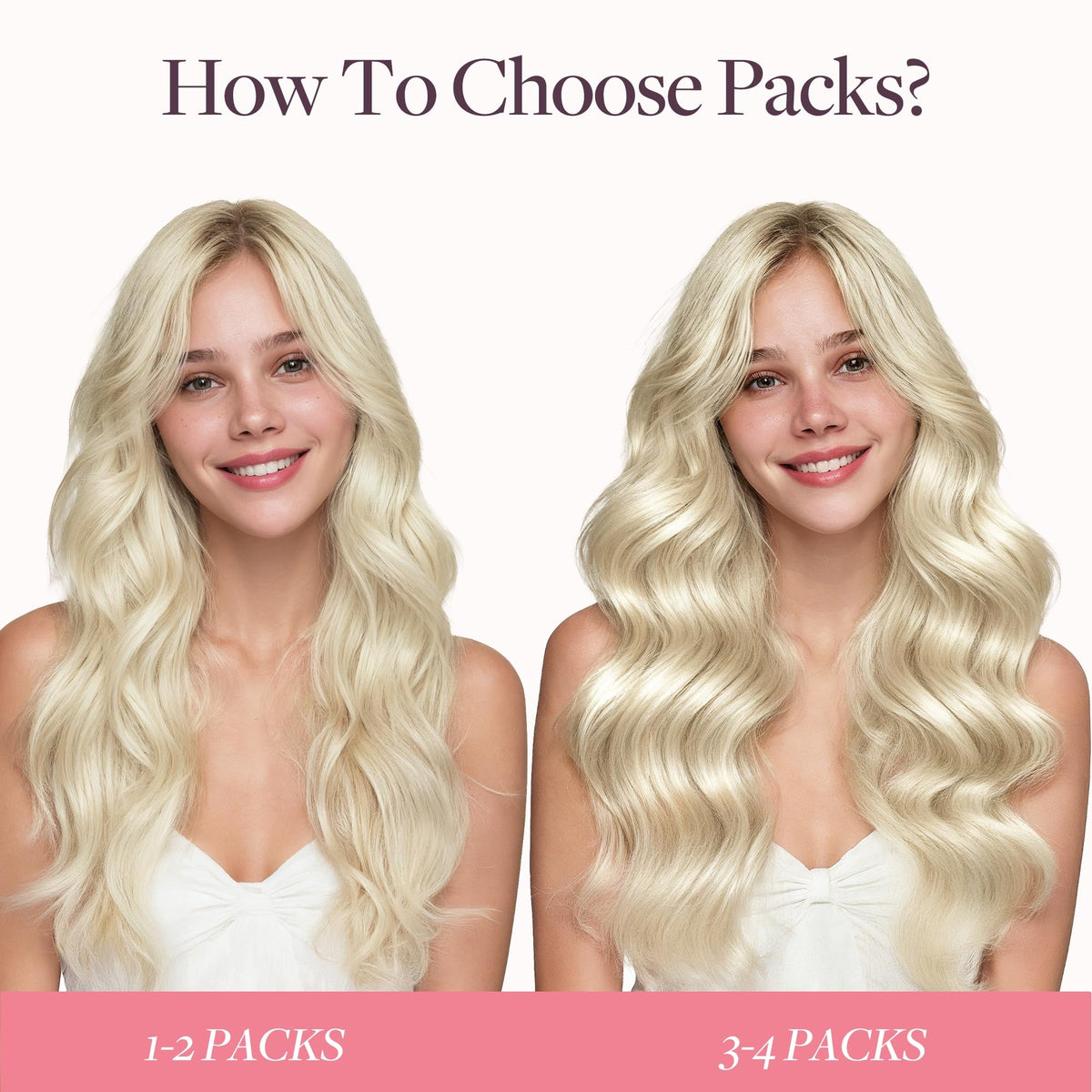 GOO GOO Tape in Hair Extensions 20 pieces display