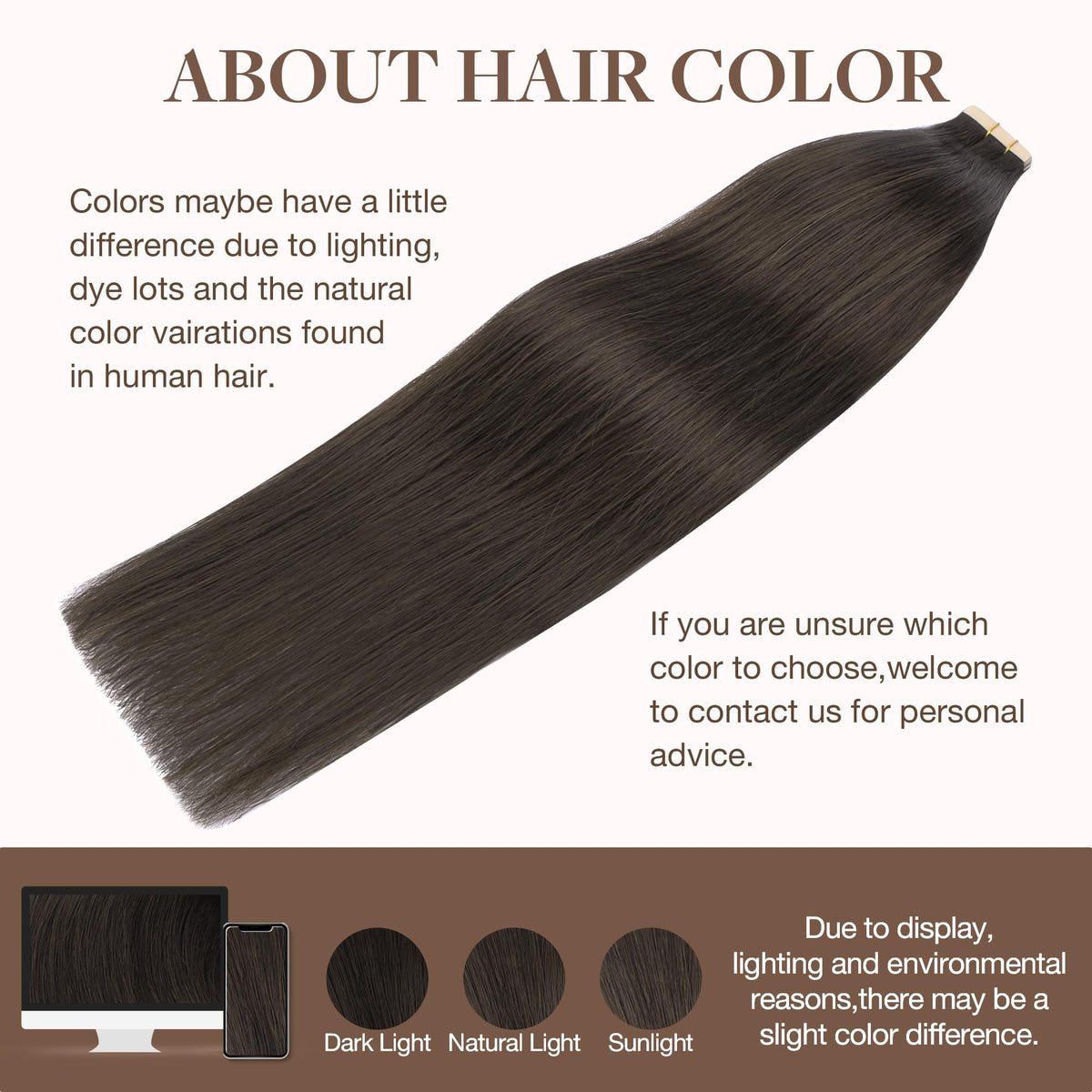 GOO GOO Tape in Hair Extensions 20pcs display